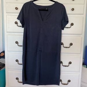 Tahari , size L, Navy Blue Dress